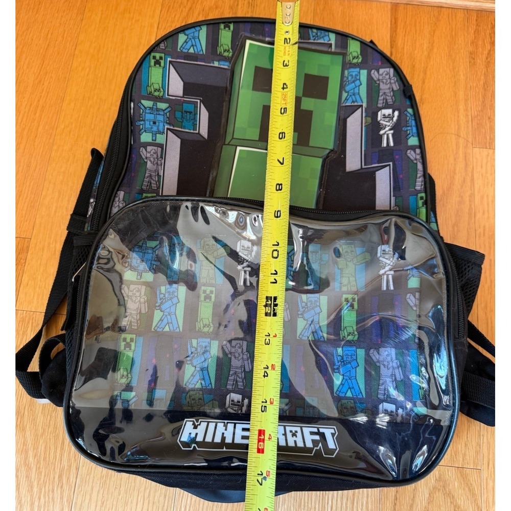 Minecraft Creeper School Backpack - Picture 3 of 8